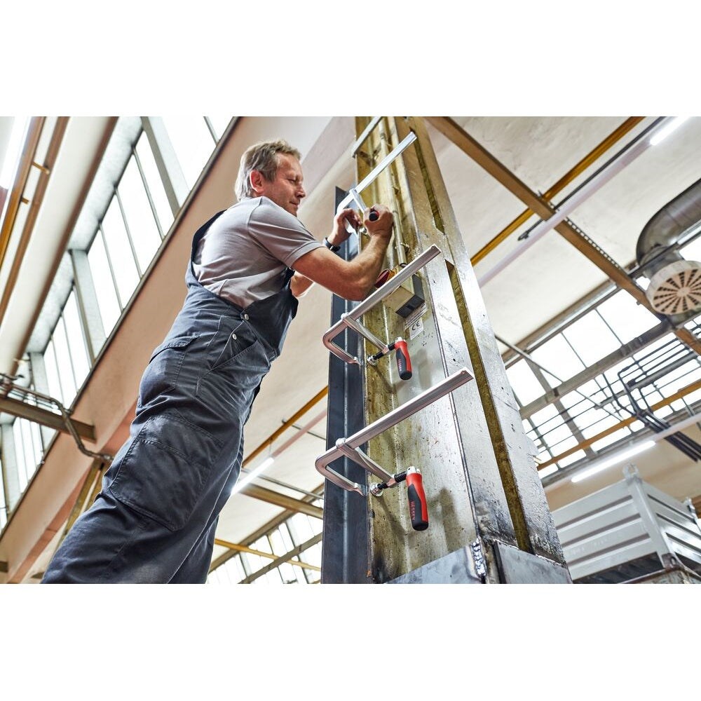 BESSEY Ganzstahl-Schraubzwinge GZ25KG 250/120, mit Klappgriff