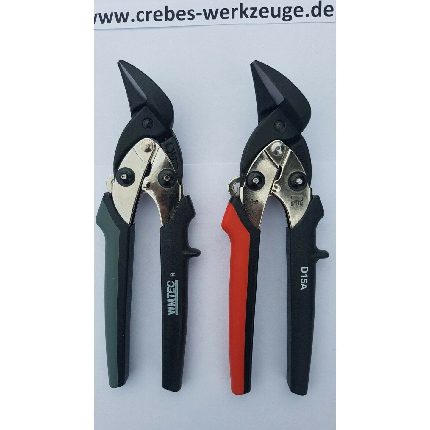 WMTEC Idealschere Sonderposten-Paar rechts- und linksschneidend, baugleich BESSEY D15A