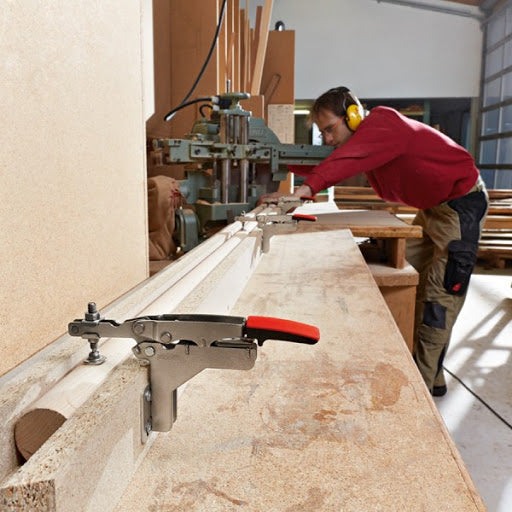 BESSEY Waagerechtspanner mit offenem Arm und abgewinkelter Grundplatte STC-HA20