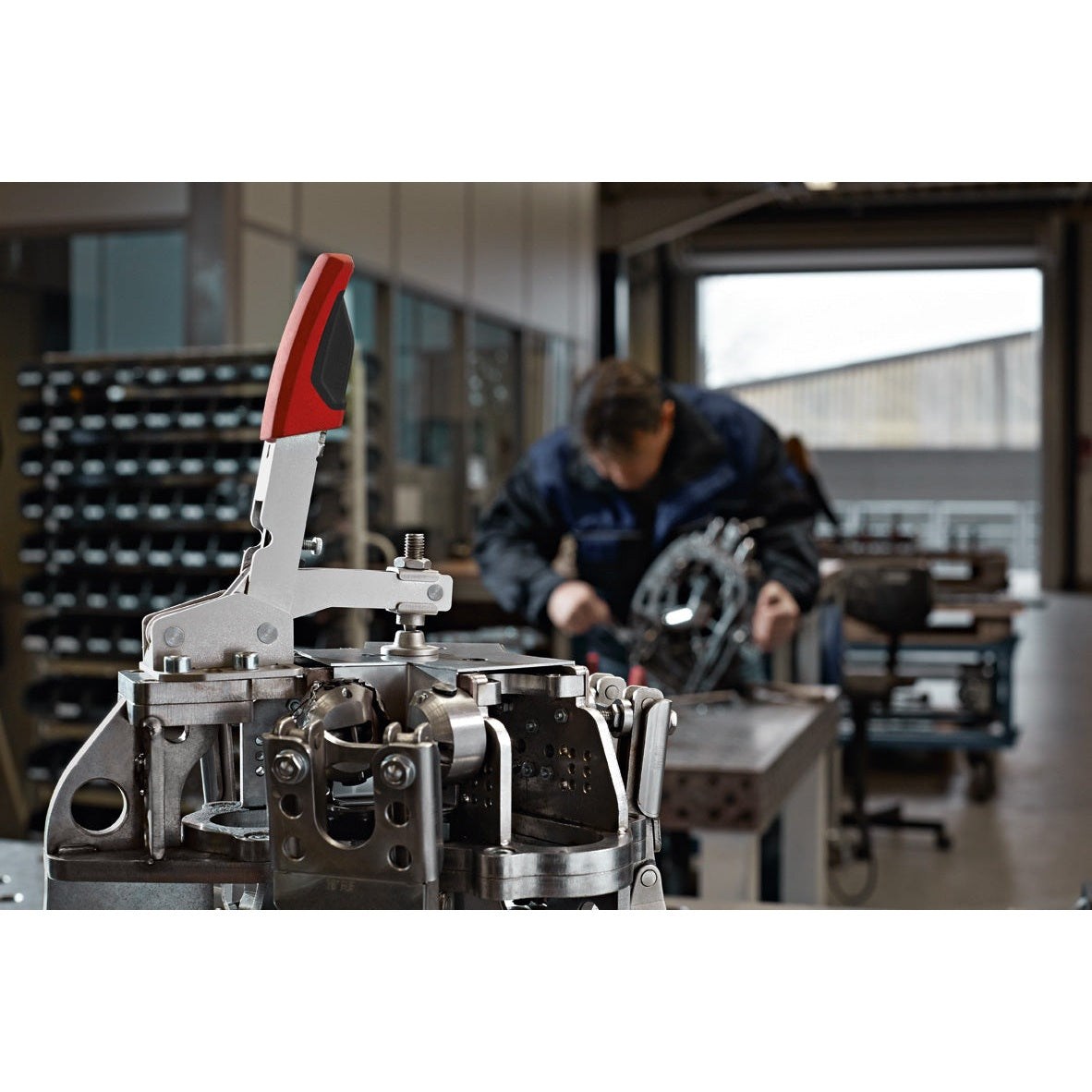 BESSEY Senkrechtspanner mit offenem Arm und waagerechter Grundplatte STC-VH20