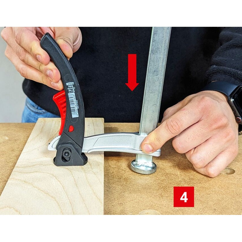 BESSEY Spannelemente für 20mm Loch TW20-15-8-KLI-SET