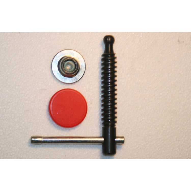 Knebelgriff inkl. wechselbarer Druckplatte aus Qualitätsstahl mit Schutzkappe