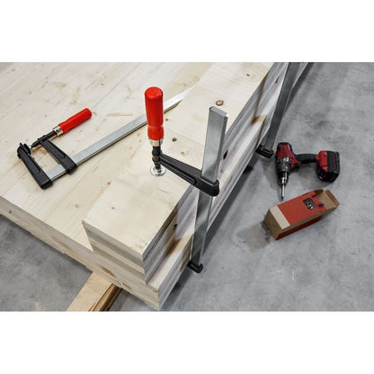BESSEY Temperguss-Schraubknecht TGKR80 800/120, bewährter Holzgriff