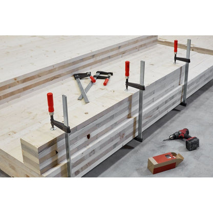BESSEY Temperguss-Schraubknecht TGKR80 800/120, bewährter Holzgriff