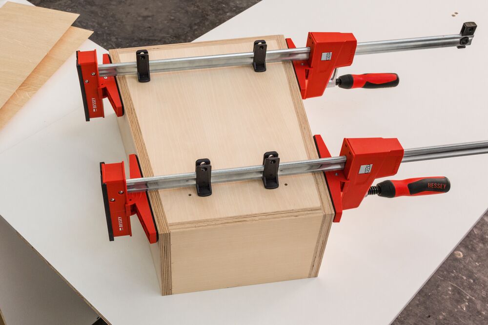 BESSEY Korpuszwingen-Set KRE-SET-A – 12-teilige Profi-Set für Korpusarbeiten