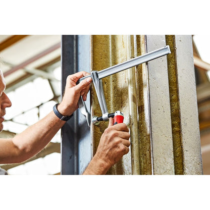 BESSEY Ganzstahl-Schraubzwinge GZ30-12KG 300/120, mit Klappgriff