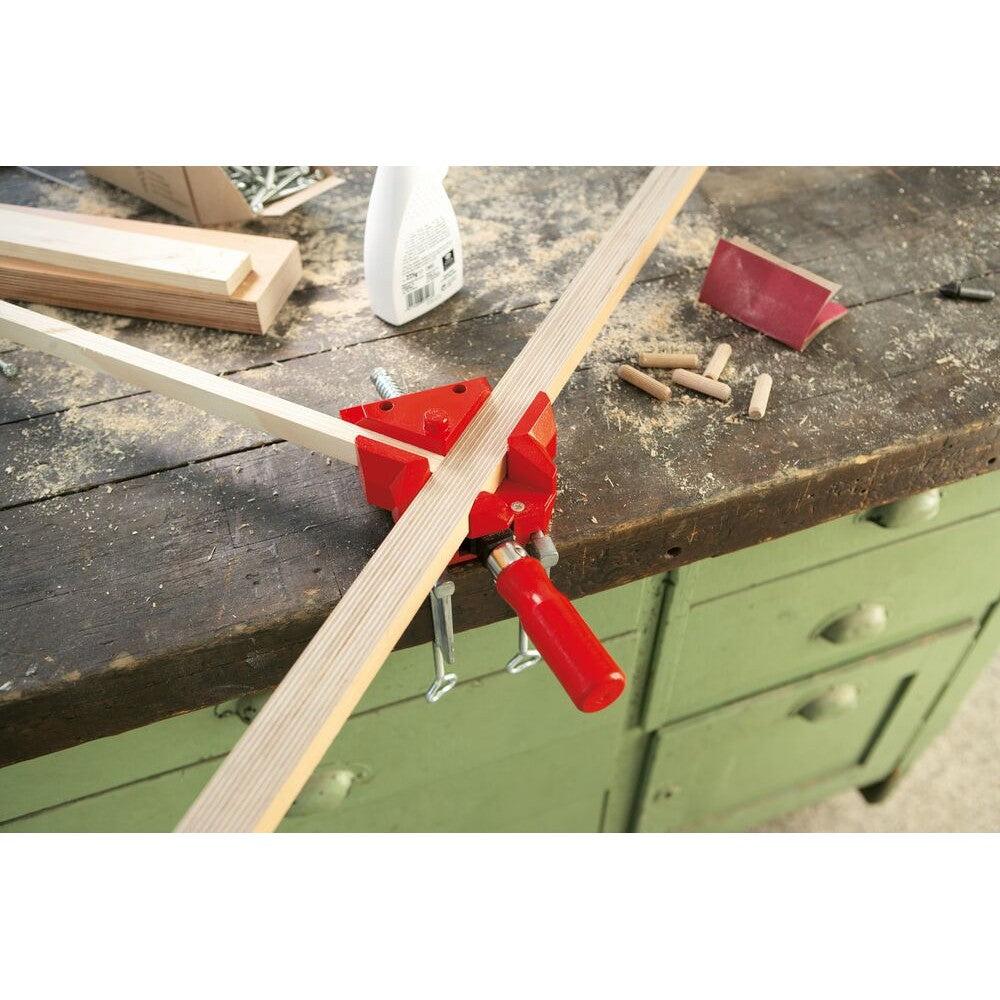 BESSEY Winkelspanner WS6 - Spannweite 2x 100 mm - Durchgang max. 60 mm