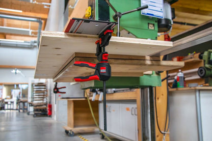 BESSEY Einhand-Tischzwinge EZR360 – 360° drehbarer Griff (2er Set)