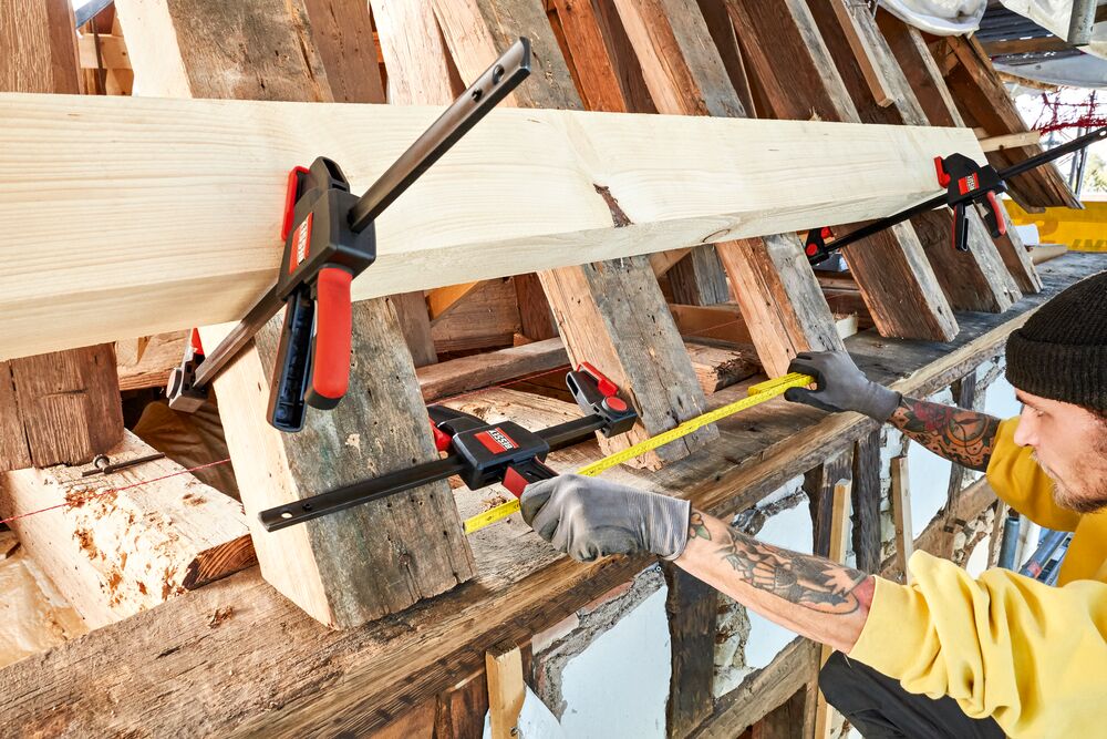BESSEY Einhandzwingen-SET EZM-EZL, 2x EZM15-6 & 2x EZL30-8