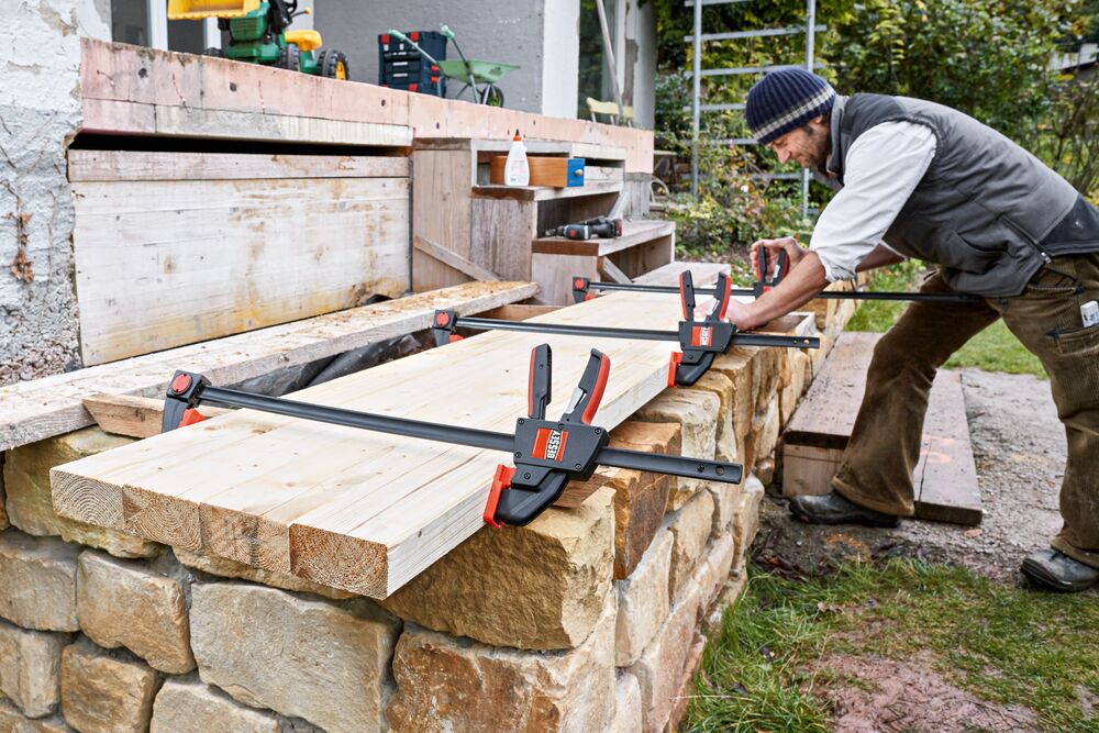 BESSEY Einhandzwingen-SET EZM-EZL, 2x EZM15-6 & 2x EZL30-8