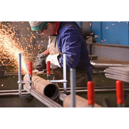 BESSEY Ganzstahl-Schraubzwinge GZ40 - 400/120 mm mit Holzgriff