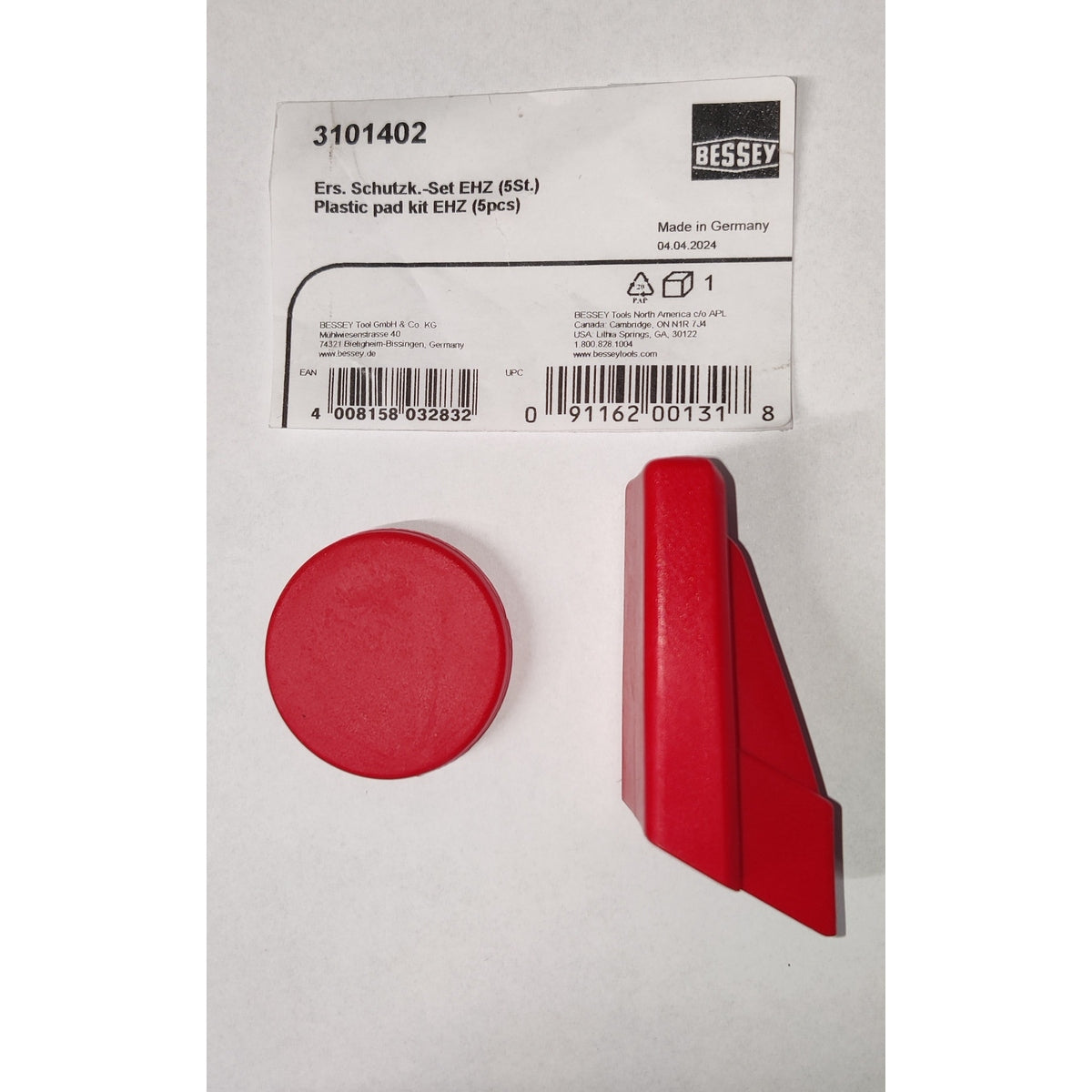 BESSEY BESSEY 3101402 Schutzkappen-Set für Einhandzwinge EHZ