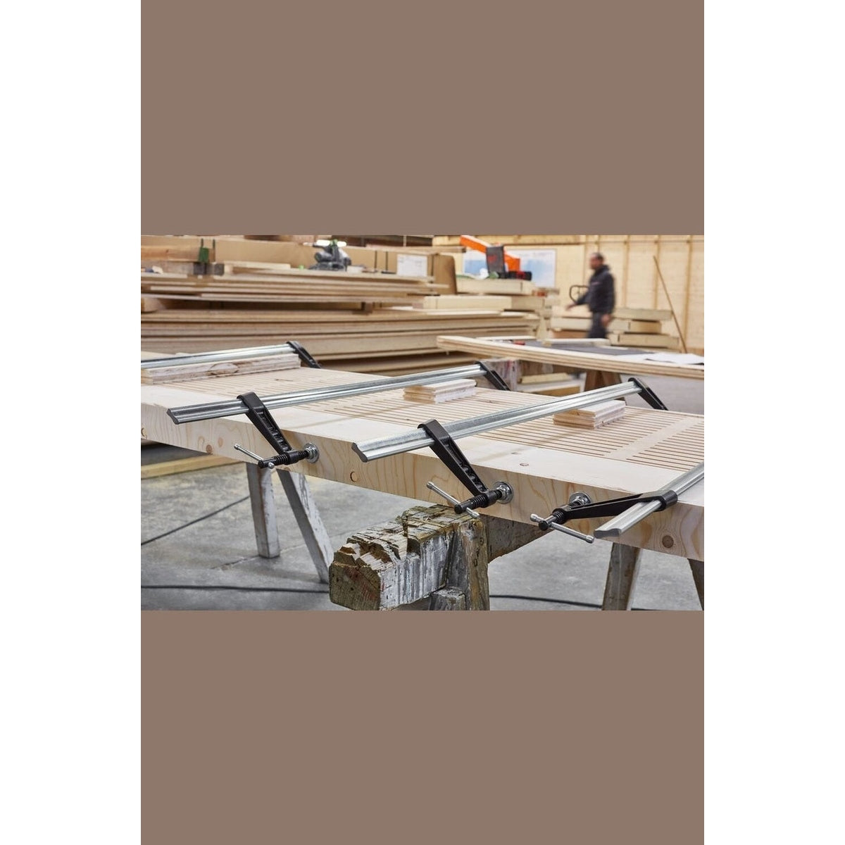 Temperguss-Schraubzwinge TG40-K 400/175