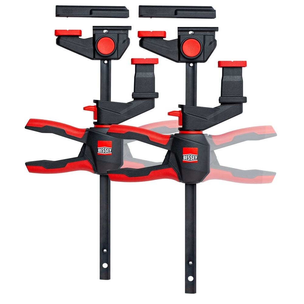 Serre-joint de table à une main BESSEY EZR360-15SET pour rails de guidage, Festool, Makita, Bosch et bien plus