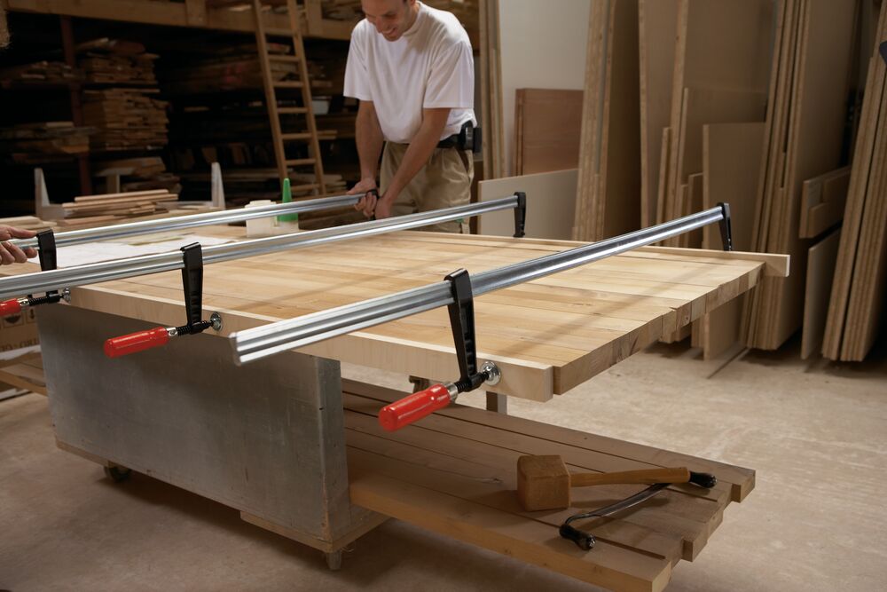 BESSEY Poignée bois 3101390 avec tige filetée et Rotule interchangeable