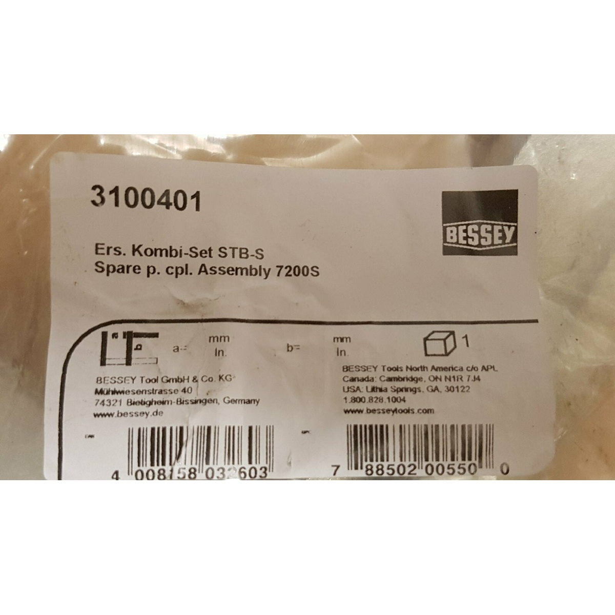 3100401 Bessey-Kombi-Set STBS