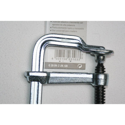 BESSEY Bessey Ganzstahl-Schraubzwinge G20B6Z-2K - 200/60 mm mit 2K-Griff