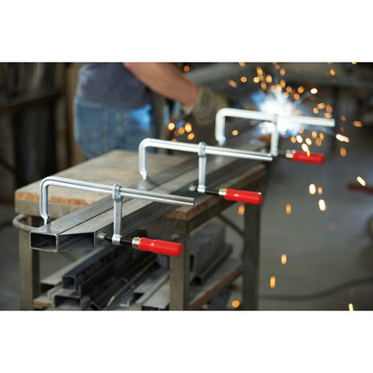 Bessey Ganzstahl-Schraubzwinge GS80 - 800/120 mm mit Holzgriff