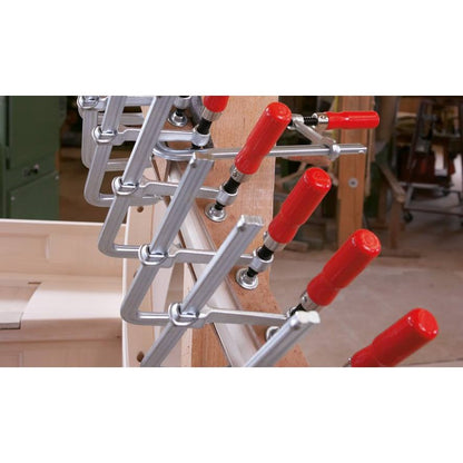 Bessey Ganzstahl-Schraubzwinge GS80 - 800/120 mm mit Holzgriff