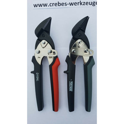 VIGOR Ideal Blechschere V3818-V3817-SET – Sonderposten-Paar rechts + links, baugleich BESSEY D15A und D15AL