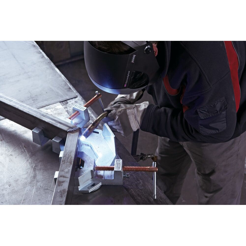 BESSEY Schweißspanner-Set SM10-SET - Winkelverstellung 5°-180° - Spannweite 100 mm