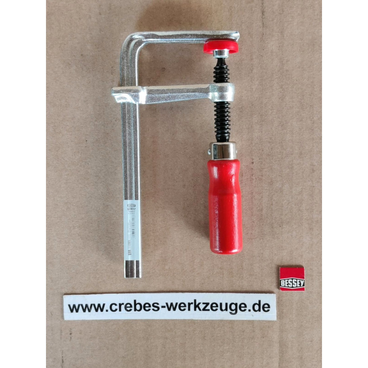 Bessey Ganzstahl-Schraubzwingen GTR12, Tischzwinge, Festool