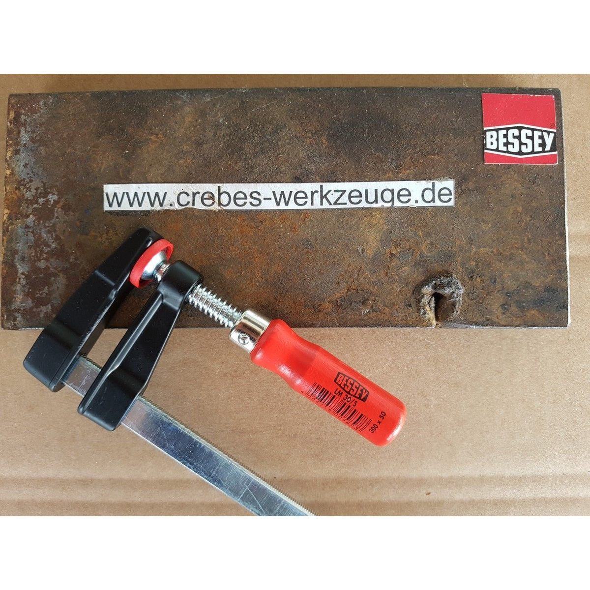 BESSEY Druckguss-Schraubzwinge LM30/5 300/50