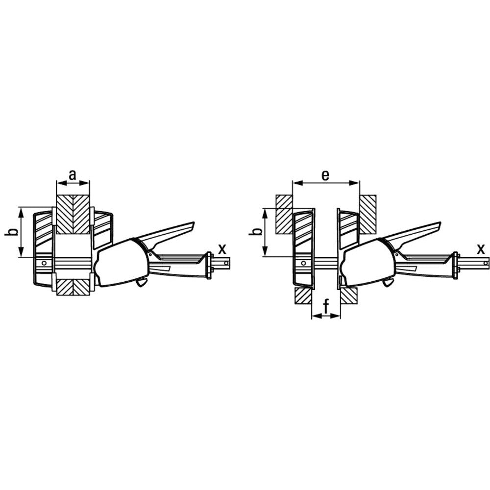 Einhandzwinge DUO65-8 von Bessey