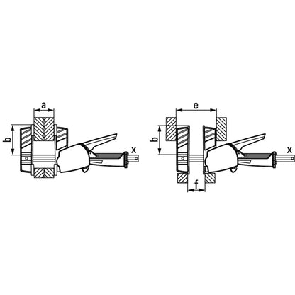 Einhandzwinge DUO65-8 von Bessey