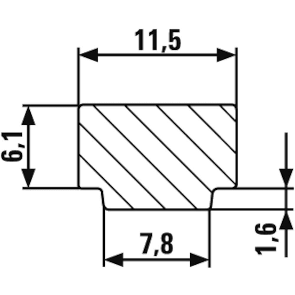 Ganzstahl-Tischzwinge GTR12 von Bessey
